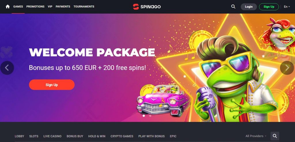 Spinago pokies and slots Australia